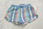 Nwt Tommy Jeans Pastel Stripe Sweat Shorts