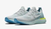 Nike  Women's Epic React Flyknit Sneakers Running Shoes Mica Blue Sz 8 AQ0070-008