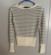 Theory Striped Pullover Sweater Size Small