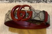 GG Marmont Thin Belt Size 95