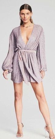 Retrofete Gabrielle Embellished Robe Mini Dress, Revolve XS New w/Tag SOLD OUT!