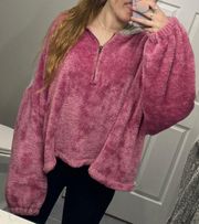 Oversized Fuzzy Hoodie