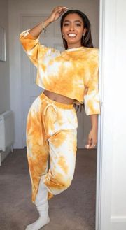 SheIn Tie Dye Pullover And Joggers Set