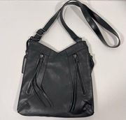 Joe’s Jeans Skyler Leather Expandable Crossbody Bag