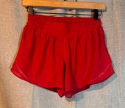 Red  hotty hot shorts size 6