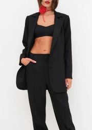 NWT For Love & Lemons Courtney Blazer in Black XS