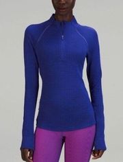 Lululemon NWOT Blue Ventscape Half-Zip Long Sleeve Pullover Size 0