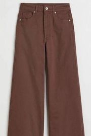 Wide Leg Twill Pants