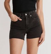 Madewell The High-Rise Denim Shorts in Lunar Wash Size 28