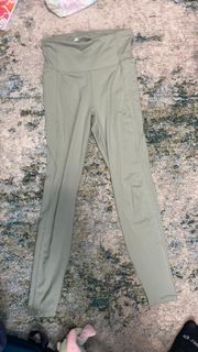 all in motion sage green leggings