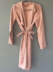 Women’s Shein Blush Pink Light Trench Coat Size Medium