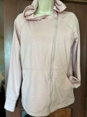 Apana Ladies Size Small Blush Pink Zip Up Hoodie Jacket