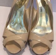 GUESS by MARCIANO GW MERRICK Bone Patent LEATHER