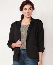 NWT LC Lauren Conrad black fitted blazer size XXL