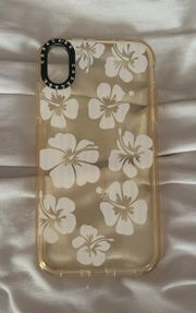 clear tan  iphone xr phone case