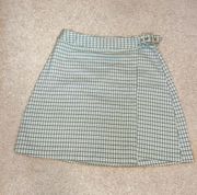 Plaid Miniskirt