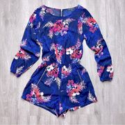 Tropical Long Sleeve Romper