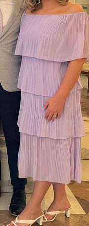 Lilac Midi Dress