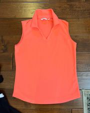 salmon  golf polo