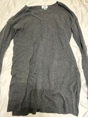 Dark Grey Long Sleeve Sweater 