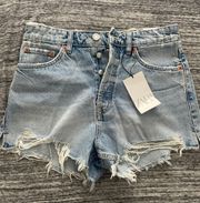 High-Rise split shorts