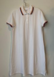 Lands End White Polo Dress Size MP