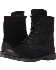 Black Suede Army Boots