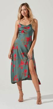 Gaia Floral Midi Dress