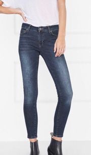 christy dark wash skinny jeans