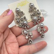 Amrita Singh Ophelia Austrian Crystal Pearl Earrings