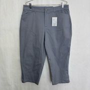 Croft & Barrow capri chino pants size 14