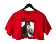 Chemistry x Poetic Justice T Shirt Raw Hem Movie Graphic Tee Crop Top Medium M