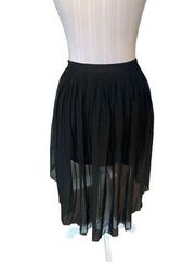 Forever 21 Black Pleated Skirt Size S