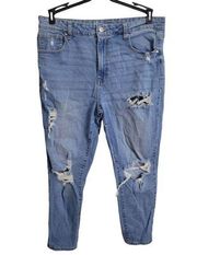 No Boundaries Distressed Holey Jeans Size 13 Juniors