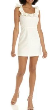 French Connection whisper light ivory dress. Size 2. Retail $148