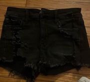 American Eagle RIPPED JEAN SHORTS