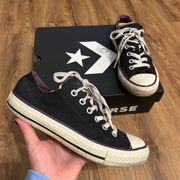 Converse All Star Chuck Taylor Low Top Lace Up Black Shoes Sneakers