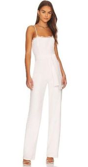 Karina Grimaldi Francesca Jumpsuit Ice Womens Size Large