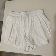 Target White Flowy Shorts