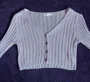 Knitted Cropped Sweater