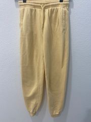 Yellow Sweatpants Size Xs