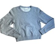 WILFRED FREE gray crew neck cropped sweatshirt size medium