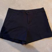 Black Khaki Athletic Shorts