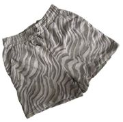 Sweaty Betty London Essentials Cotton Bermuda Zebra Print Shorts Women’s X-Small