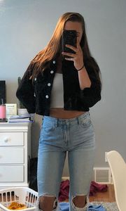 Cropped Jean Jacket