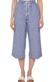 Beachlunchlounge Womens S Margot Drawstring Striped Linen Blend Pants