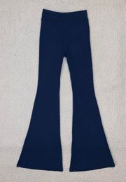 Navy Blue Flare Leggings