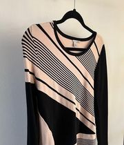 Halogen pink and black top