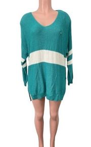 NWT Southern Shirt Varsity Style Sweater Size MEDIUM Baltic Teal
