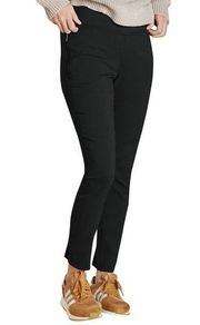 Toad & Co Flextime Moto Crop Nylon Athleisure Pants Black Size 2